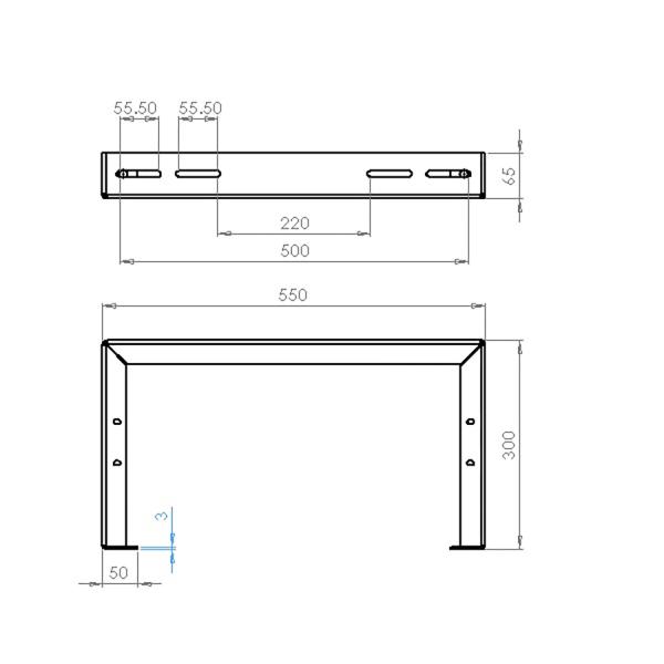 Bodenständer Halterung für Wärmepumpe